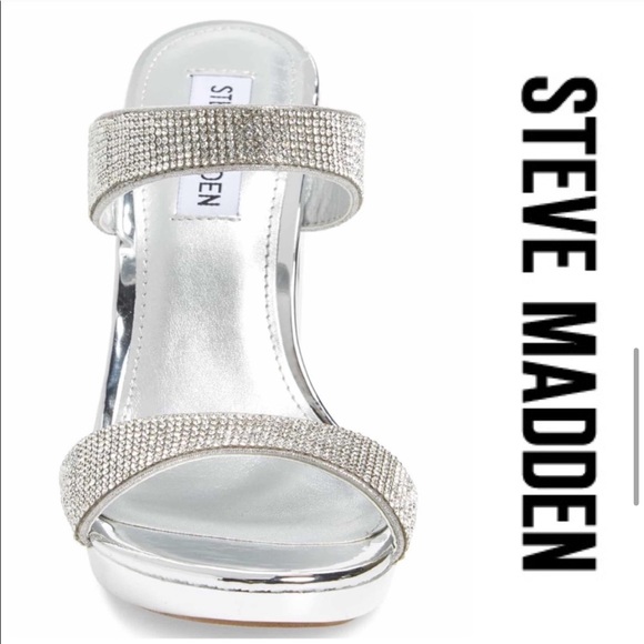 Steve Madden Glassy Rhinestones Platform Sandal - Picture 6 of 13